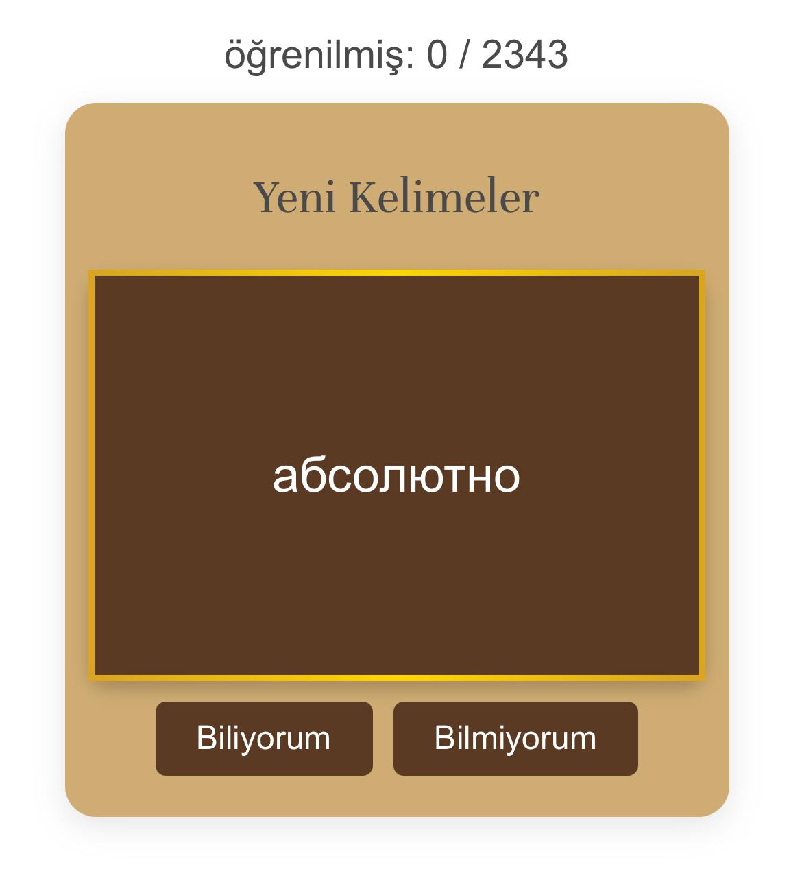 B1 Seviyesi Kelime Dağarcığı (6 aylık erişim)